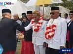 Duo Ksatria Disambut dengan Acara Adat Desa Marana