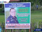 Lahir Dari Rahim Petani, Baliho Anak Petani Pulang Kampung Mulai Ramai di Sigi