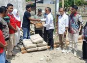 Wabup Serahkan Bantuan Bahan Bangunan Pada Korban Kebakaran Di Palolo