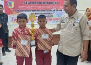 Dalam Ajang FLS2N dan O2SN Tingkat Kabupaten Donggala Rio Pakava Raih Juara Umum Ketiga