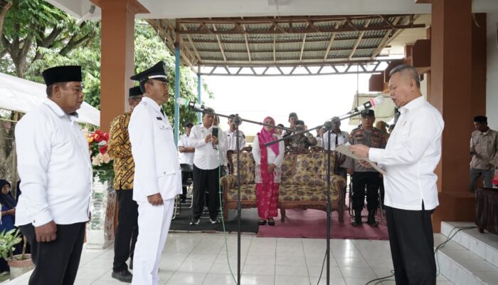Bupati Sigi Lantik Kepala Desa Porame, Ini Pesannya