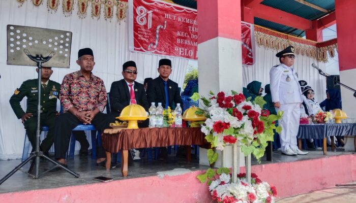 HUT ke-81 RI di Dolo Selatan, Fadlin Ajak Masyarakat Saling Menghargai, gotong royong, serta kepedulian terhadap Pembangunan Daerah