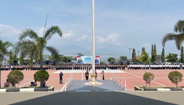 Jelang Pergantian Kapolda, Polda Sulteng Gelar Gladi Serah Terima Pataka
